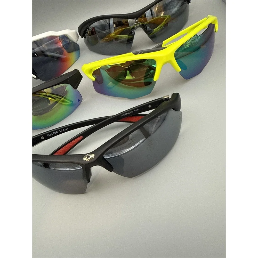 Lot of 5 Authentic Ironman Wrap Cycling/ Fishing/ Sports Sunglasses - Polarized